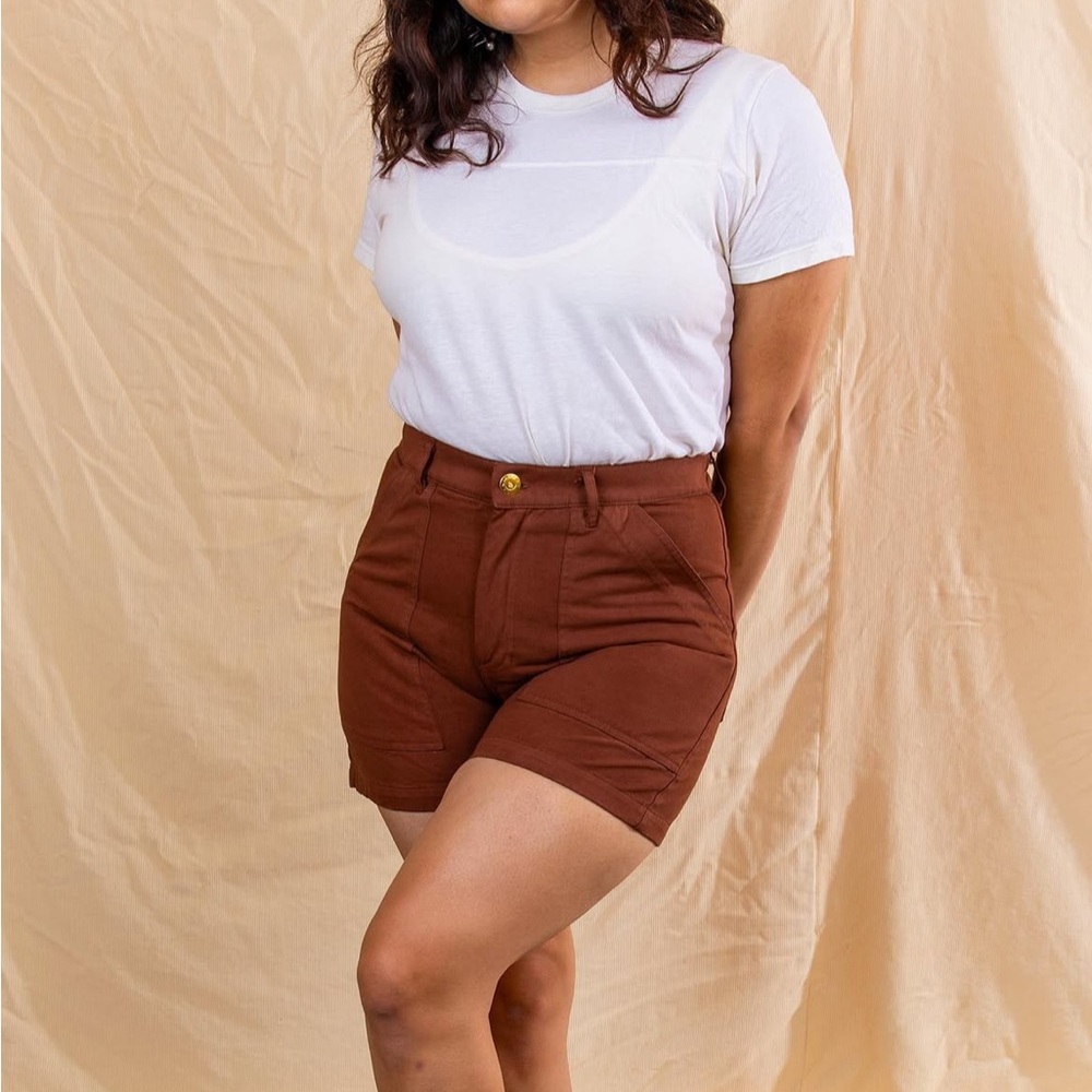 Big Bud Press Fudgesicle Brown Work Shorts Size XXS